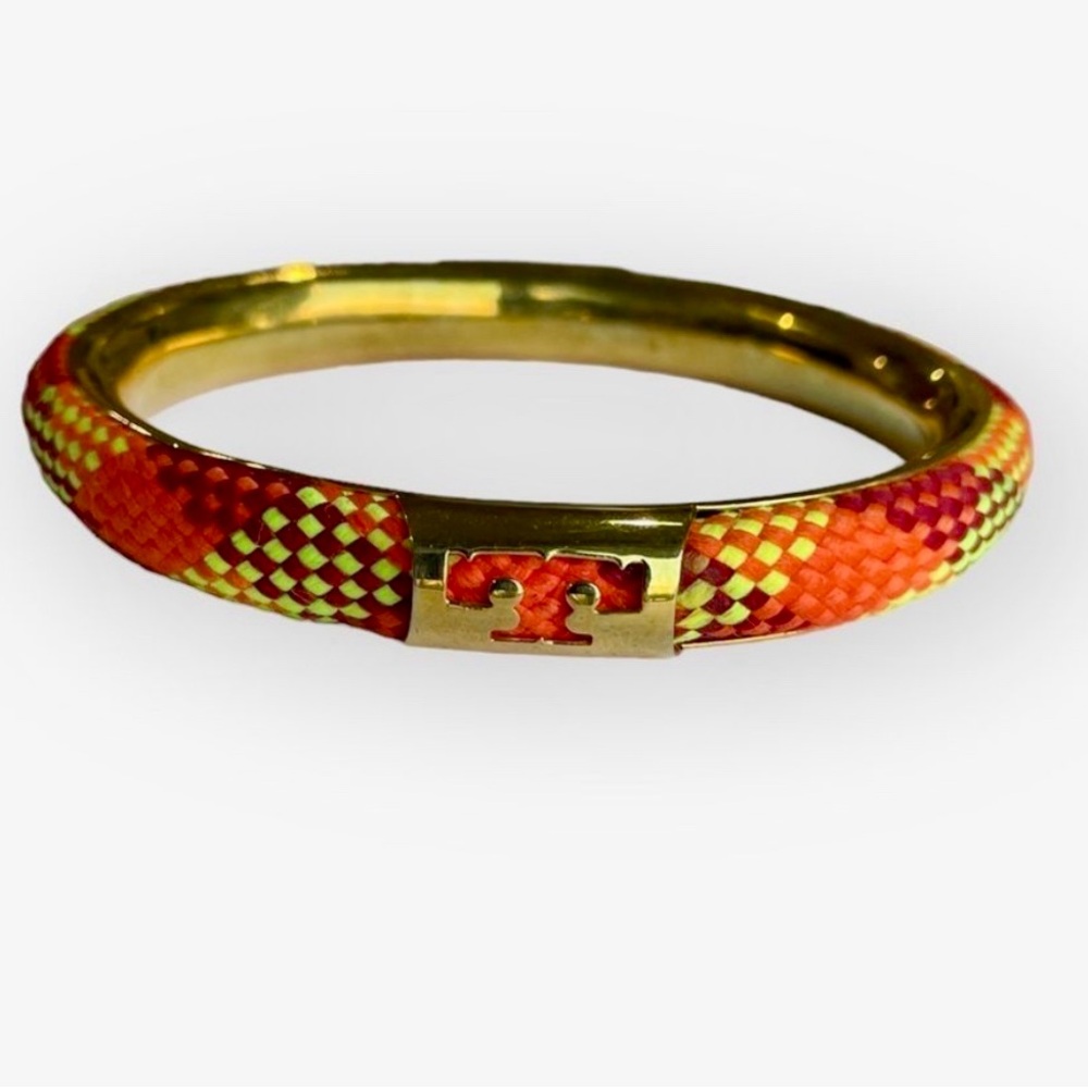 🧡✨Tory Burch Dangle Bracelet w/Goldtone Logo✨🧡